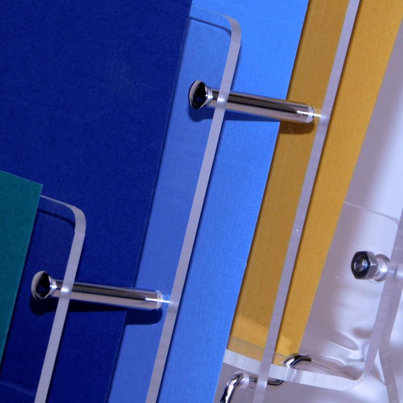 5-fach Tischständer DIN A6 Hochformat hintereinander